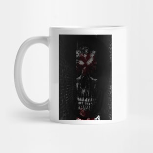 bloodied skull Mug